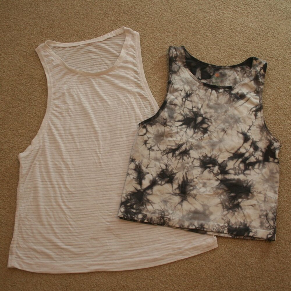 🤍 Tangerine Women’s Tank with White Overlay – Size Medium – New & Never Worn 🤍
